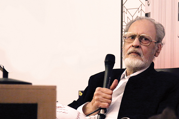 Abdullah Hussein at the Lahore Literary Festival in February.